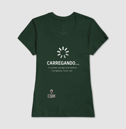 CARREGANDO… — Camiseta Preta Minimalista (EoM)