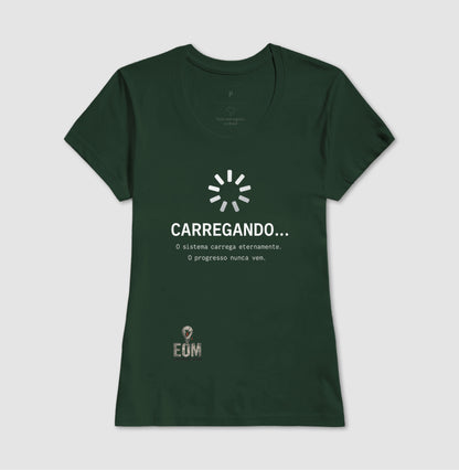 CARREGANDO… — Camiseta Preta Minimalista (EOM)