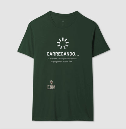CARREGANDO… — Camiseta Preta Minimalista (EOM)