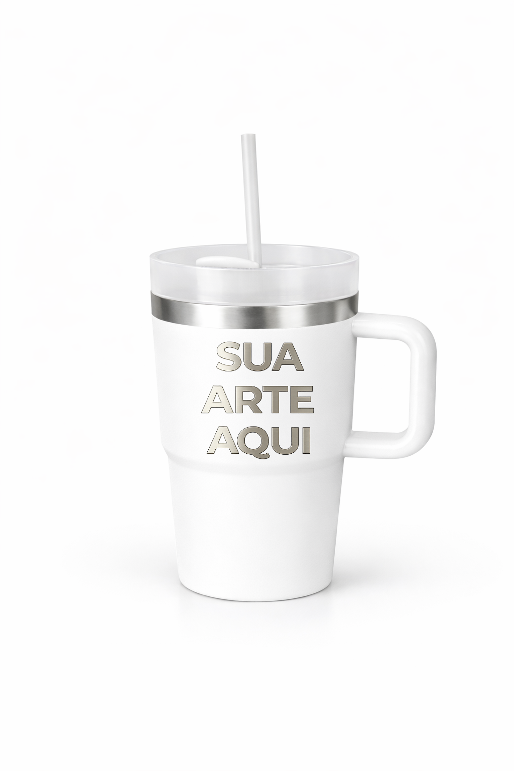 Copo Térmico Infantil Inox 500 ml com Alça | Personalizável a Laser