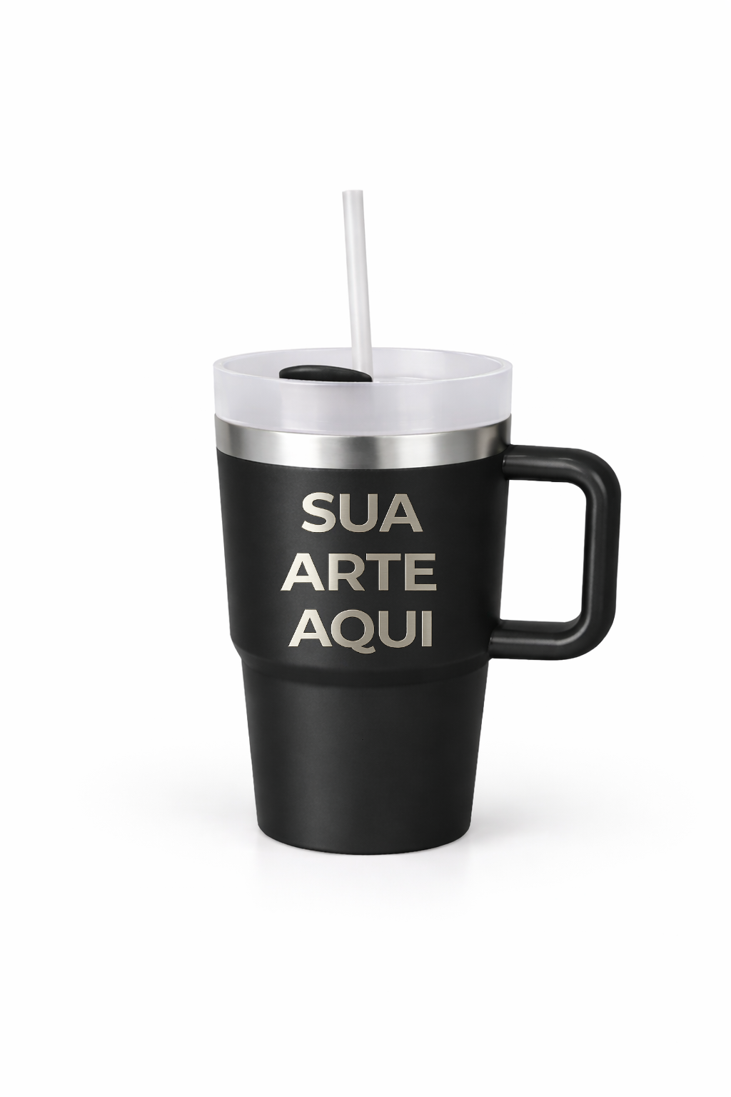 Copo Térmico Infantil Inox 500 ml com Alça | Personalizável a Laser