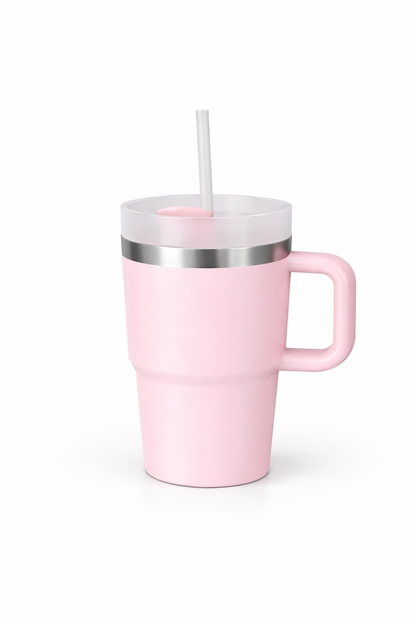 Copo Térmico Infantil Inox 500 ml com Alça | Personalizável a Laser