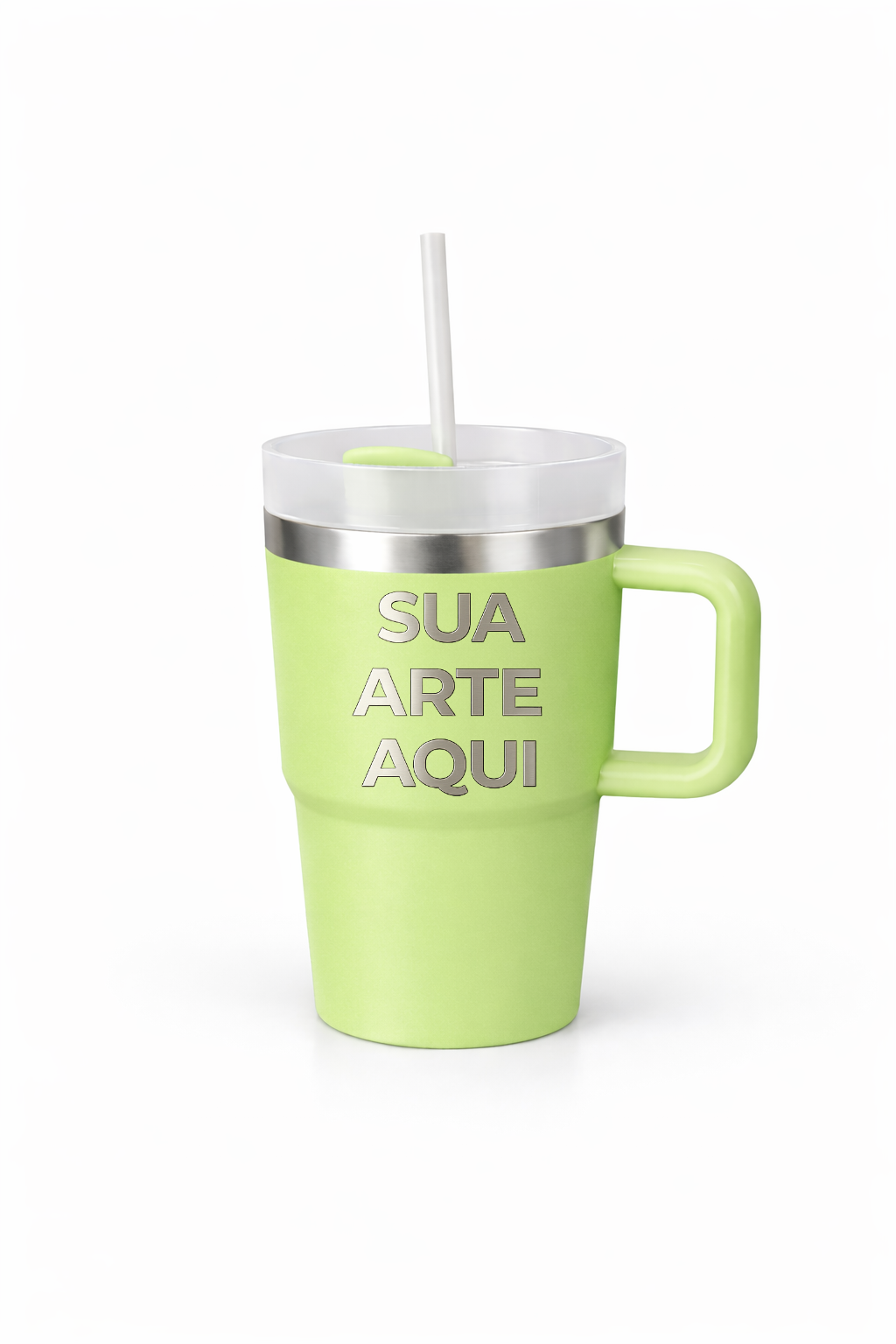 Copo Térmico Infantil Inox 500 ml com Alça | Personalizável a Laser