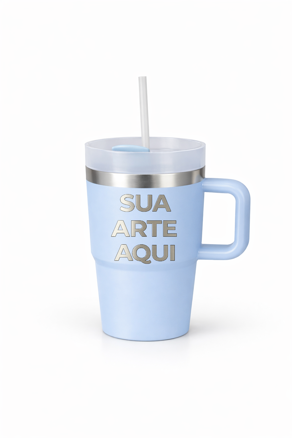 Copo Térmico Infantil Inox 500 ml com Alça | Personalizável a Laser