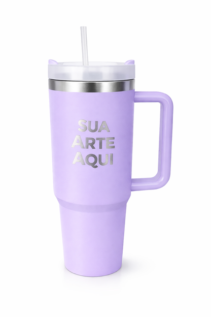 Copo Térmico 1,2L Estilo Premium com Alça | Personalizável