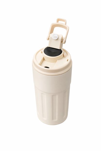 Garrafa Térmica Inox 450 ml com Display Digital | Controle de Temperatura