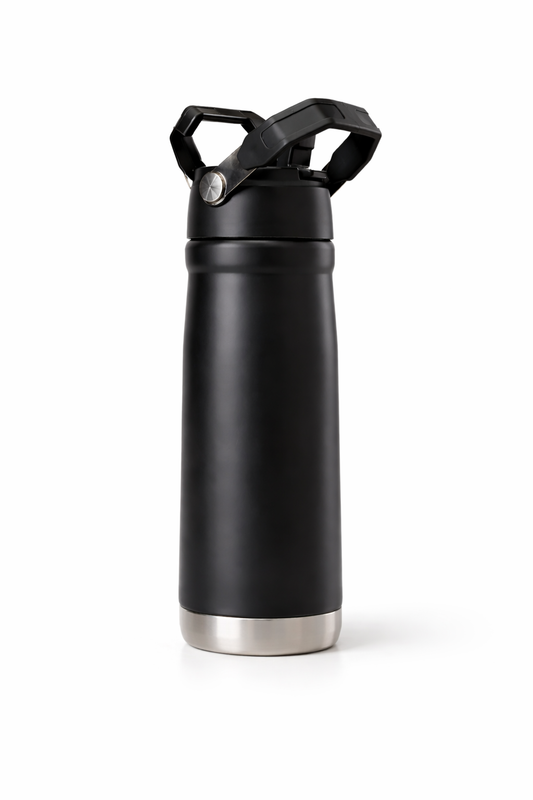 Garrafa Térmica Inox 650 ml | Robusta, Simples e Feita Pra Agir