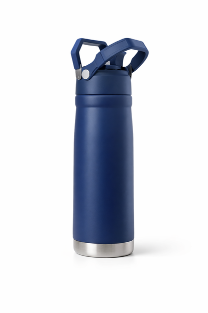 Garrafa Térmica Inox 650 ml | Robusta, Simples e Feita Pra Agir